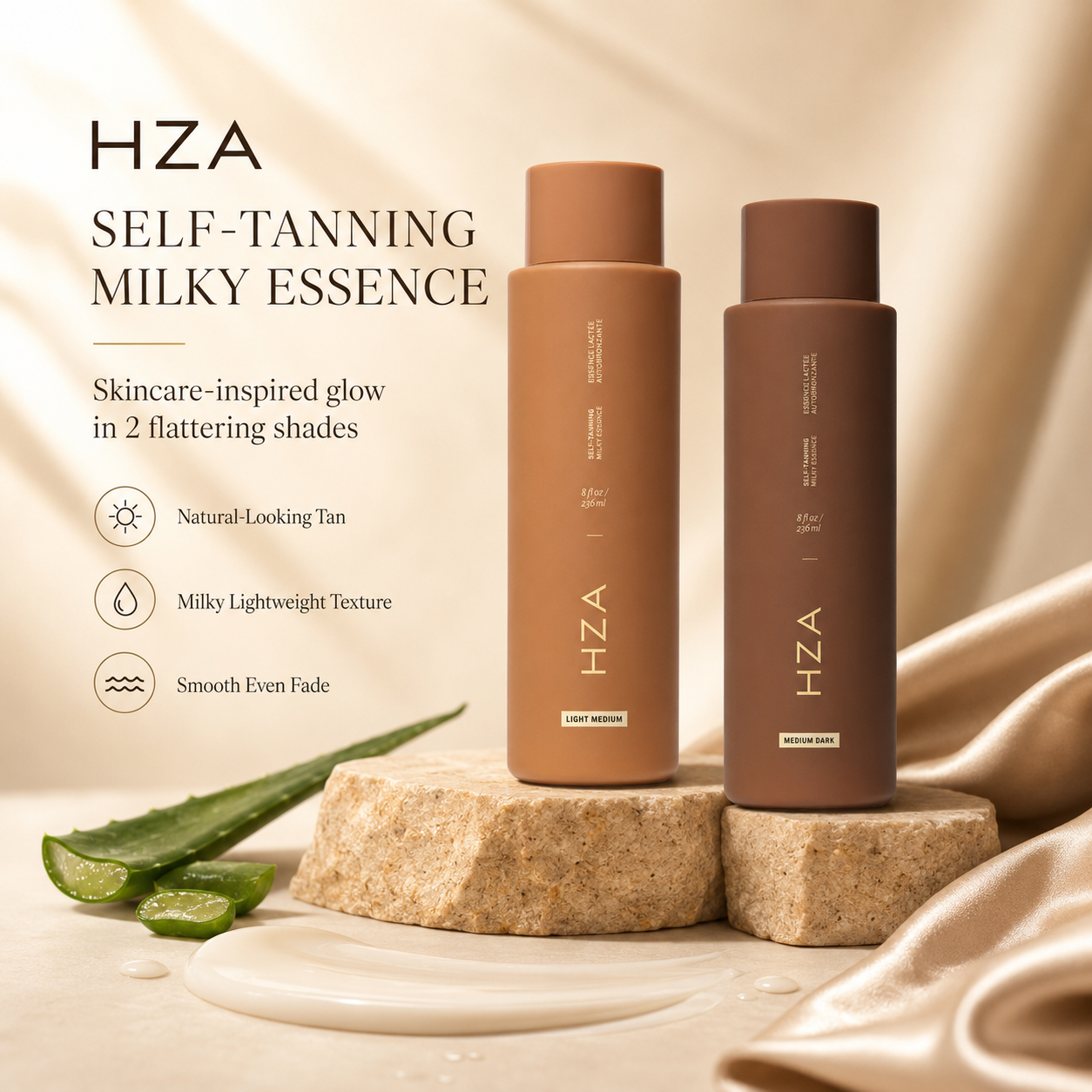 Sun-Kissed Self-Tanning Lotion – Natural, Streak-Free Glow