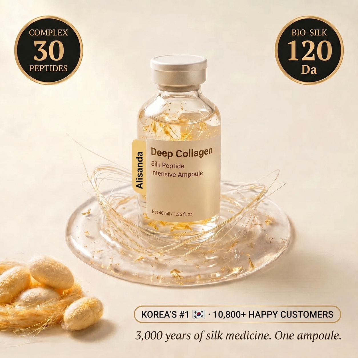 🔥LIMITED TIME🔥 BUY 1 GET 1 FREE｜Alisanda SilkThread Firming Ampoule Serum!!✨