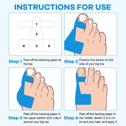 🔥Last Day - 49% Discount🔥 - Hallux Valgus Correction Kinesiology Patches