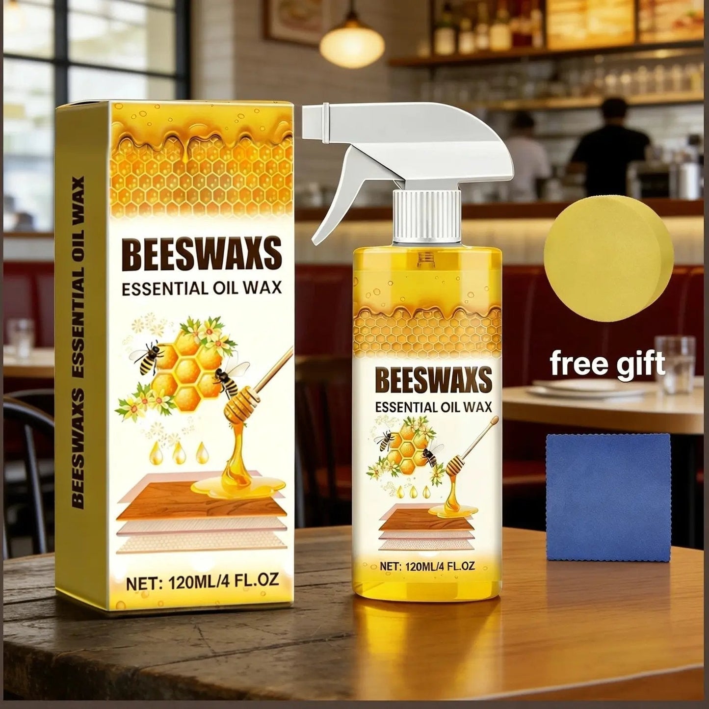 🔥 BUY 1 GET 1 FREE 🔥 Beeswax Wood Polish Spray — Limited-Time Shine Sale!!!