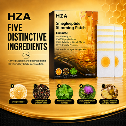 ⚡Buy 1 Get 1 FREE｜HZA Smeglueptide Slimming Patches｜Limited-Time 20% OFF—NOW!★